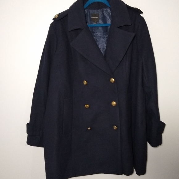Lane Bryant Wool Blend Coat 26/28 3x EUC - Picture 2 of 8